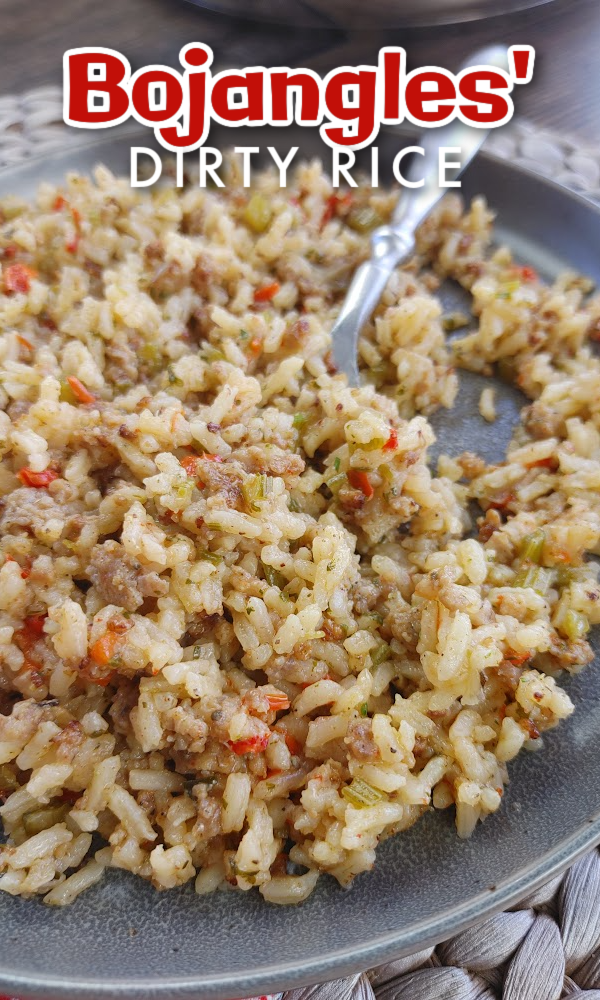 Better-Than-Bojangles Dirty Rice! A copycat recipe for Bojangles iconic Cajun dirty rice, made with sausage and a favorite throughout Southern states, especially the Carolinas!
