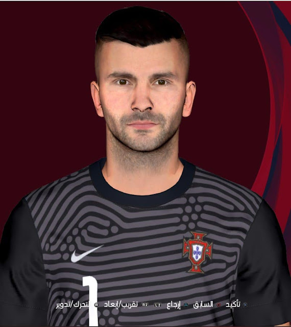 Anthony Lopes Face For PES 2017