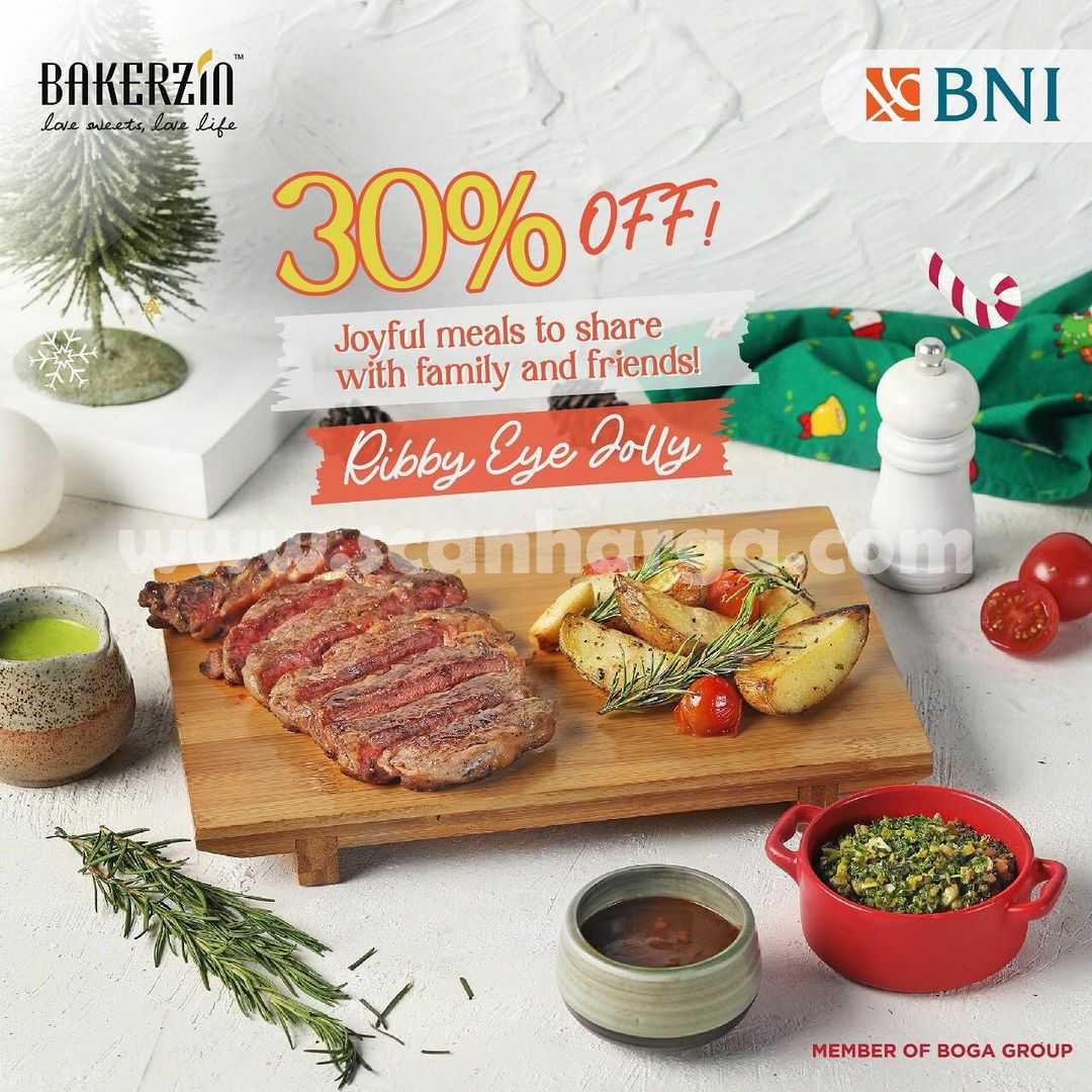 Promo BAKERZIN Diskon 30% dengan Kartu Debit Emerald BNI