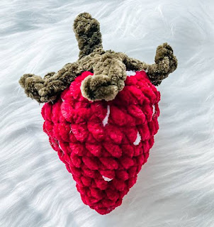 PATRON GRATIS FRESA AMIGURUMI 49890 🍓