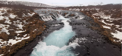 Islandia, Círculo Dorado, Río Brúará, Brúarfoss.