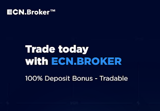 ECN.Broker 30% or 100% Deposit Bonus - Tradable Bonus