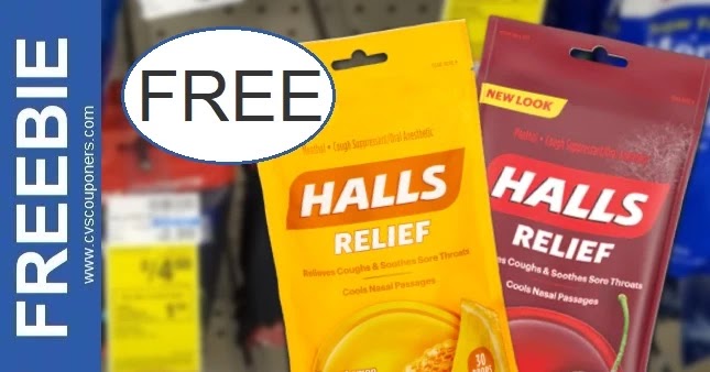 FREE Halls Cough Drops CVS Deal