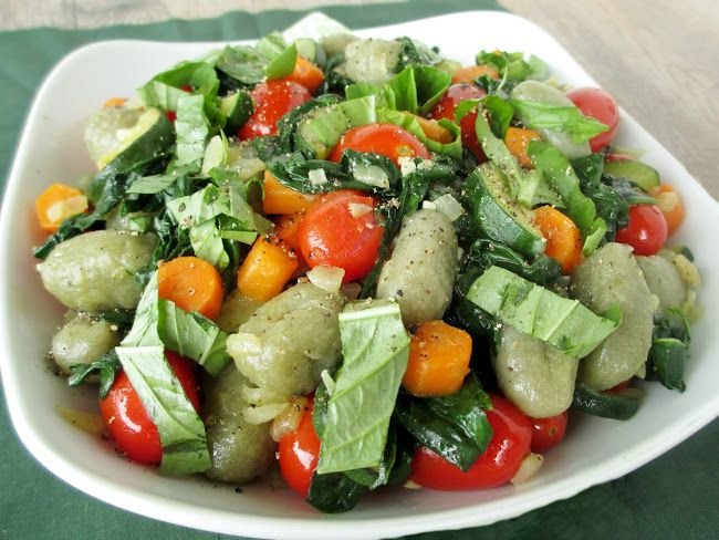 Gnocchi with Sauteed Vegetables Recipe