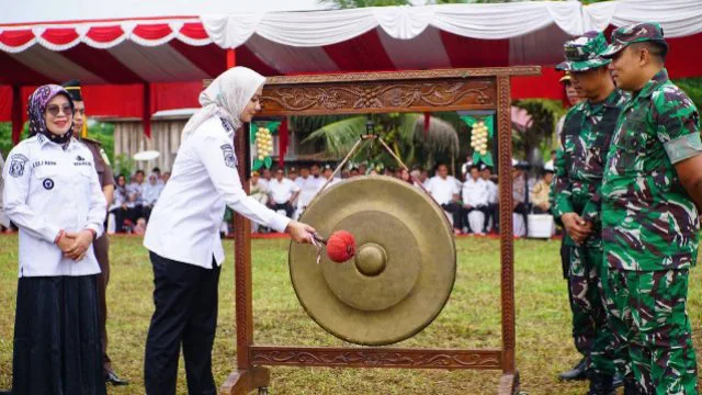 TMMD ke-125 Resmi Dimulai di Dharmasraya, Bupati Annisa: Akses Jalan Baru, Harapan Baru untuk Nagari