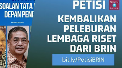 Jokowi Diminta Kembalikan Peleburan Lembaga Riset dari BRIN Lewat Petisi Online