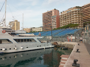 A walk along the embankment of Port Hercules in Monaco.