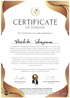 HONORARY AWARD, WRITERS CAPITAL INTERNATIONAL FOUNDATION