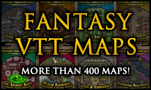 Fantasy Virtual Tabletop VTT Maps