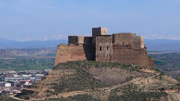 Castillo de Monzón ultimo reducto templario en la Península noviembre 2021