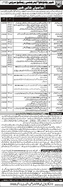 Rescue 1122 Khyber Pakhtun Khwa Jobs 2022 | How to apply Online?