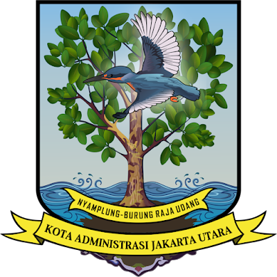 Logo / Lambang Kota Administrasi Jakarta Utara - Latar (Background) Putih & Transparent (PNG)