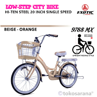 sepeda mini kota exotic junior city bike