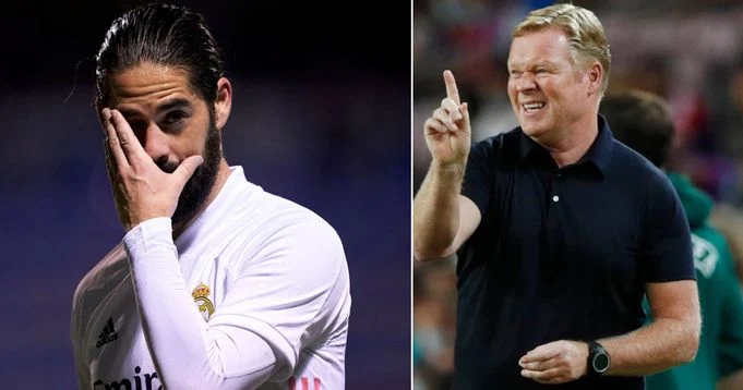 Real Madrid star Isco unhappy with his game time wants Barca move