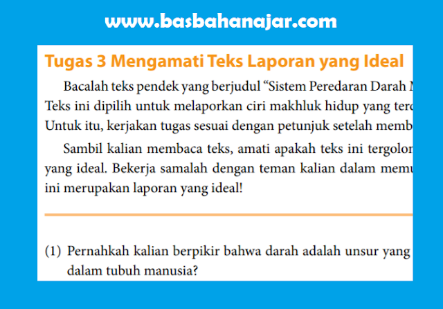 Bahasa Indonesia Kelas 10 Halaman 13 Tugas 3 [Kunci Jawaban]