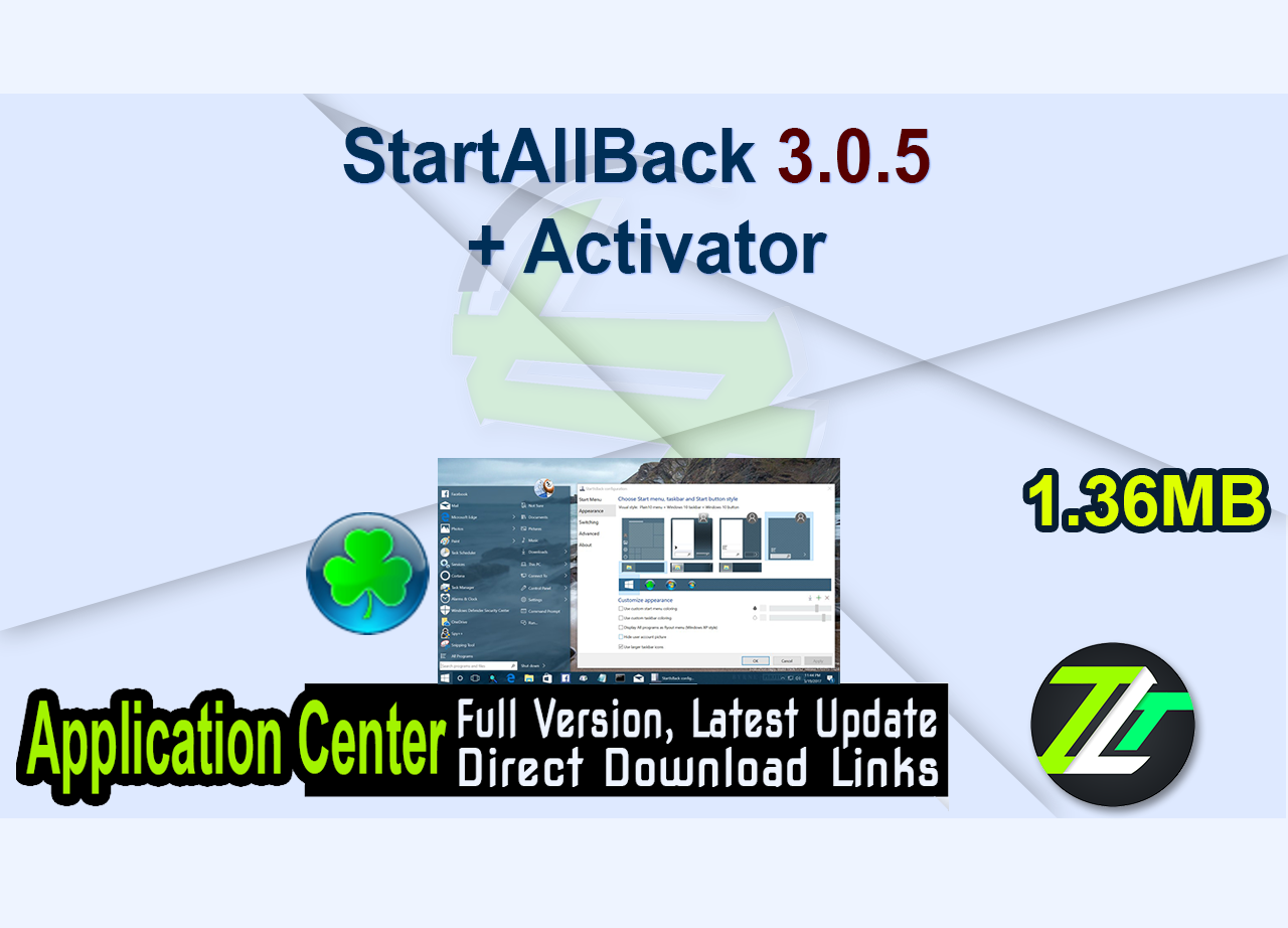 StartAllBack 3.0.5 + Activator