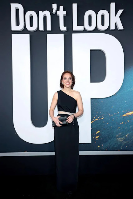 Amy Mainzer asiste al estreno mundial de "Don't Look Up" en el Jazz at Lincoln Center el 05 de diciembre de 2021 en la ciudad de Nueva York. (Foto de Dimitrios Kambouris/Getty Images for Netflix) Utilizada con permiso.