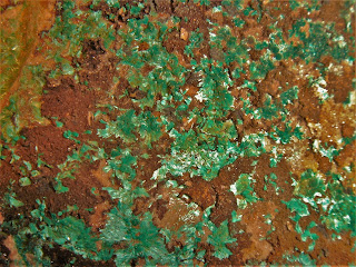 Malaquita, Peñas Blancas, Euskadi, España, detalle