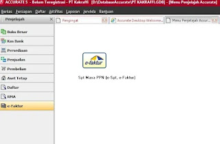 Cara Export Import Accurate 5 dan Online ke E-Faktur