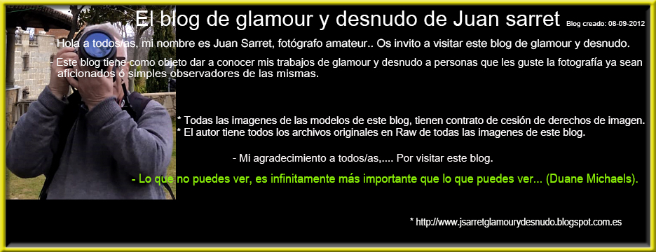 El blog de glamour y desnudos de Juan Sarret