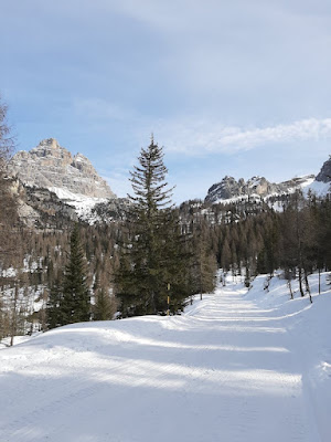 Tre Cime di Lavaredo con la neve