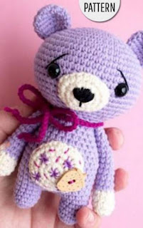 PATRON GRATIS OSO AMIGURUMI 48680 🐻