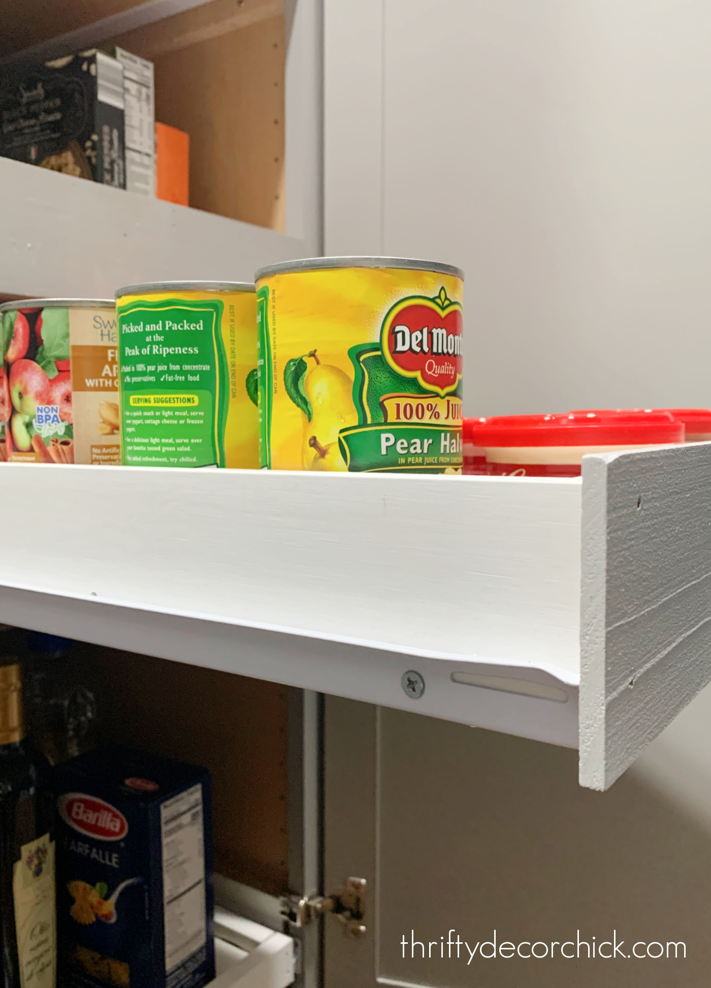 DIY roll out pantry drawers