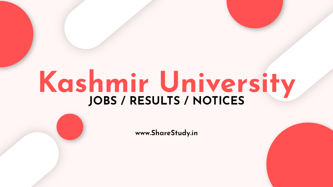 Kashmir University Declared results of BG 1st semester (CBCS) Backlog Exam Batches 2016 and 2017 held in Nov, 2020-Jan, 2021