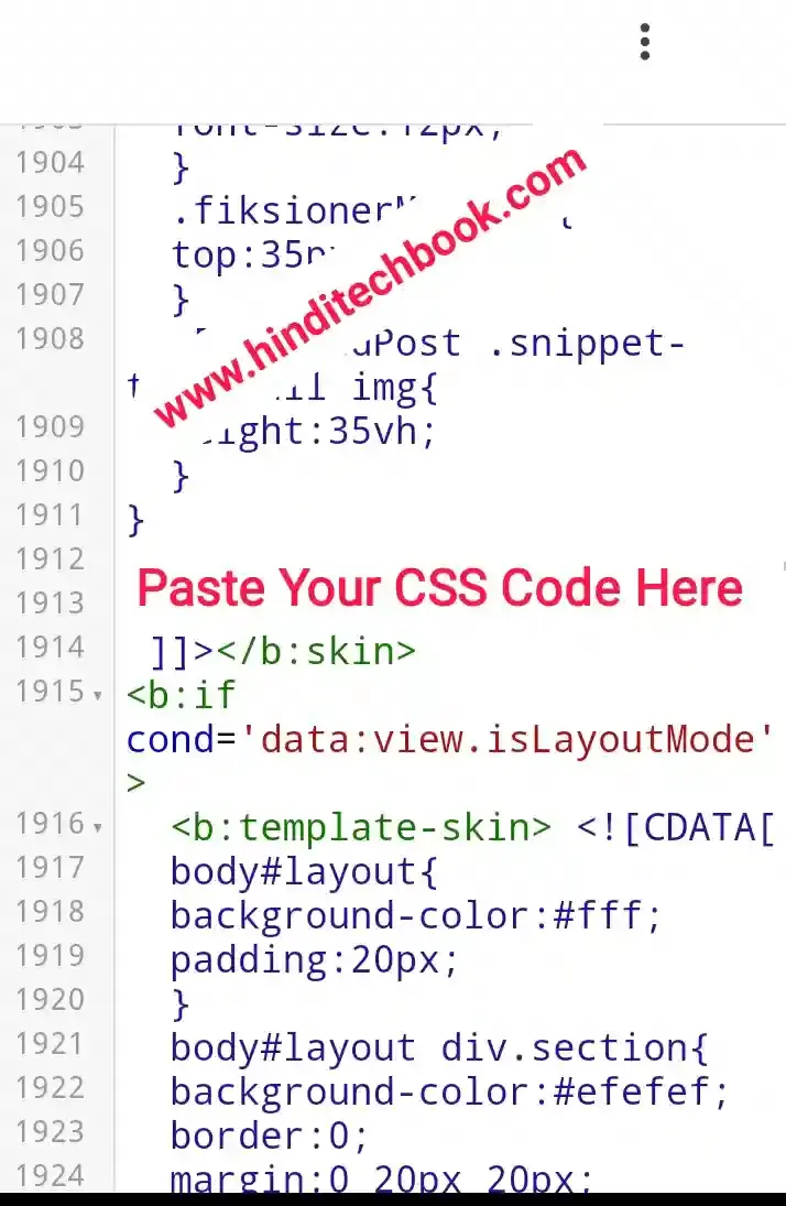 Paste Your CSS Code Here