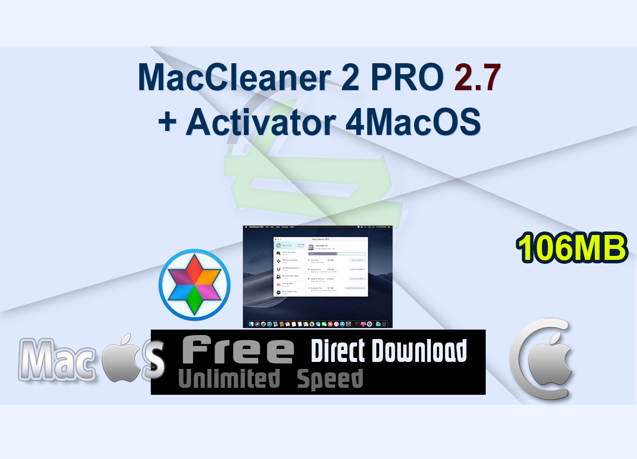 MacCleaner 2 PRO 2.7 + Activator 4MacOS