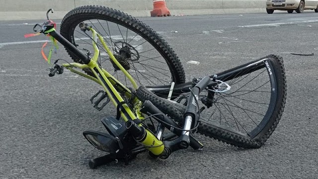 Ciclista morre após colidir contra caçamba e ser atropelado por carro em rodovia