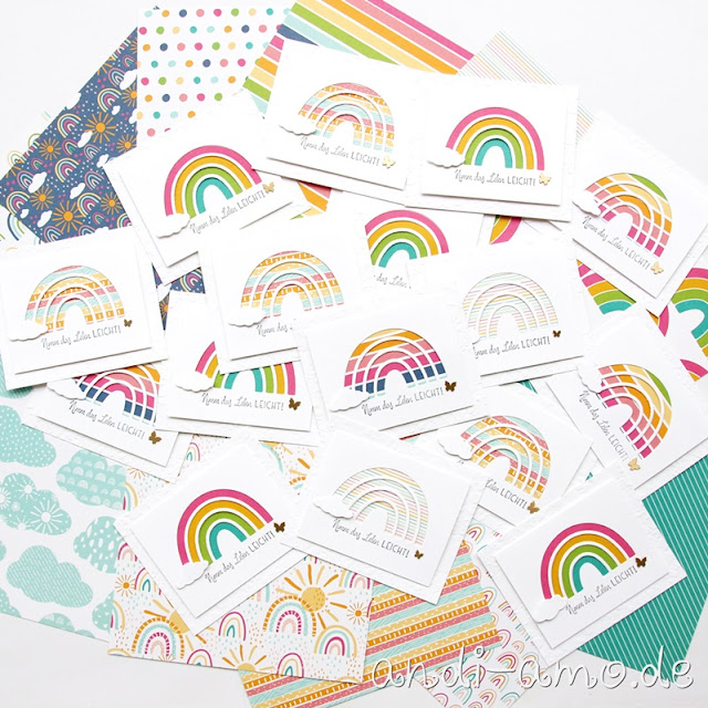 Stampin Up Katalog-Goodie Farbenfroher Regenboge