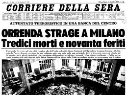 Risultati immagini per immagini strage piazza fontana