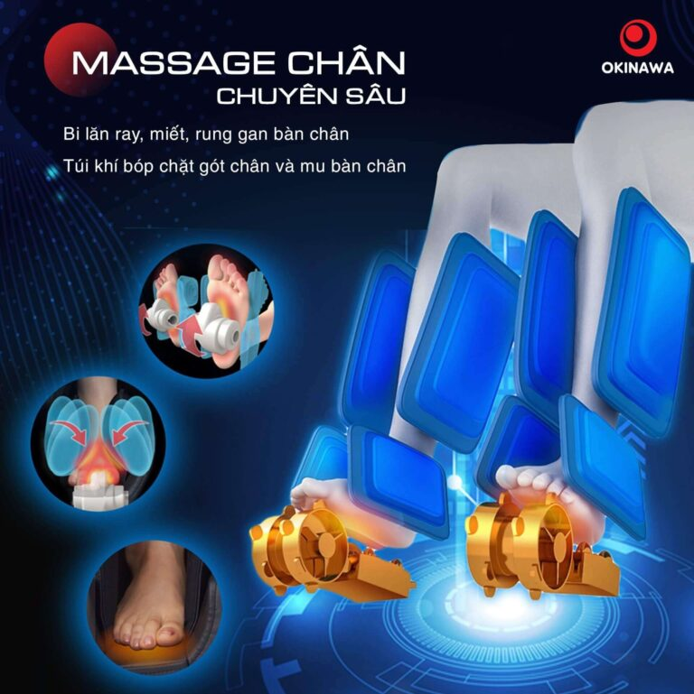 Ghế massage Okinawa Crystal S - 835 - ảnh 12
