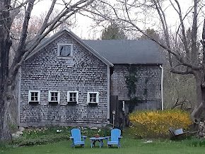 The old barn in Spring.