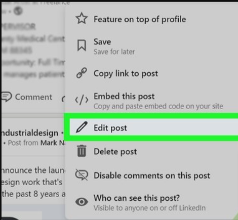 How to Edit a Linkedin Post in 2023