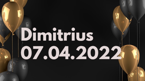 #DIMITRIUSMACHADO 33 ANOS EM 07.04.2022/EUROPA