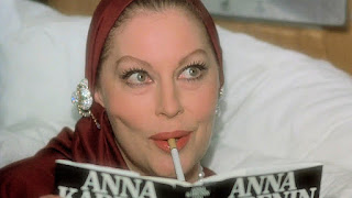 ava gardner, the cassandra crossing, film, movie, disaster movie, cinema, 1976, 1970s, actress, aging actress, sexy, female, woman, fashion, smoking, reading, book