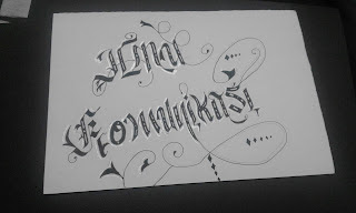 Hand lettering Ilmu Komunikasi pohonketelamenulis.com