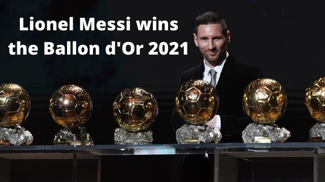 Lionel Messi wins the Ballon d'Or 2021