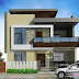 2210 sq-ft 3 bedroom flat roof contemporary home