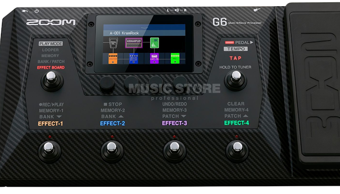 G6 PEDALERA MULTIEFECTO ZOOM