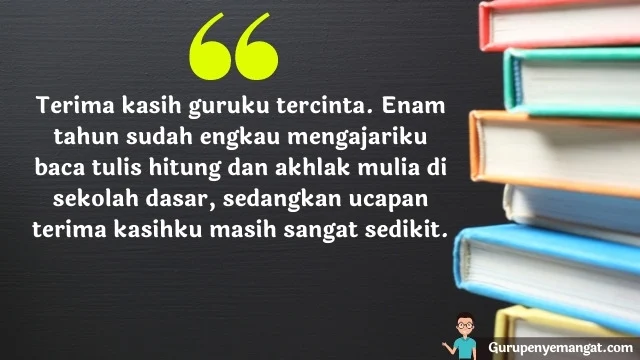 Ucapan Terima Kasih kepada Guru Saat Perpisahan