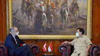 Kemenhan Prabowo Subianto, Terima Kunjungan Dubes Denmark