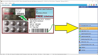 1 Free Barcode Label Printing Softare for Pharmacy Store in Medicine with Batch Expiry and Dose Guide