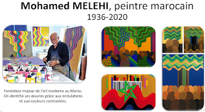 fiche artiste peintre marocain mohamed melehi