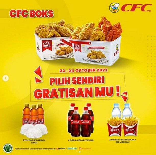 Promo CFC Paket CFC Boks PILIH SENDIRI GRATISANMU 2