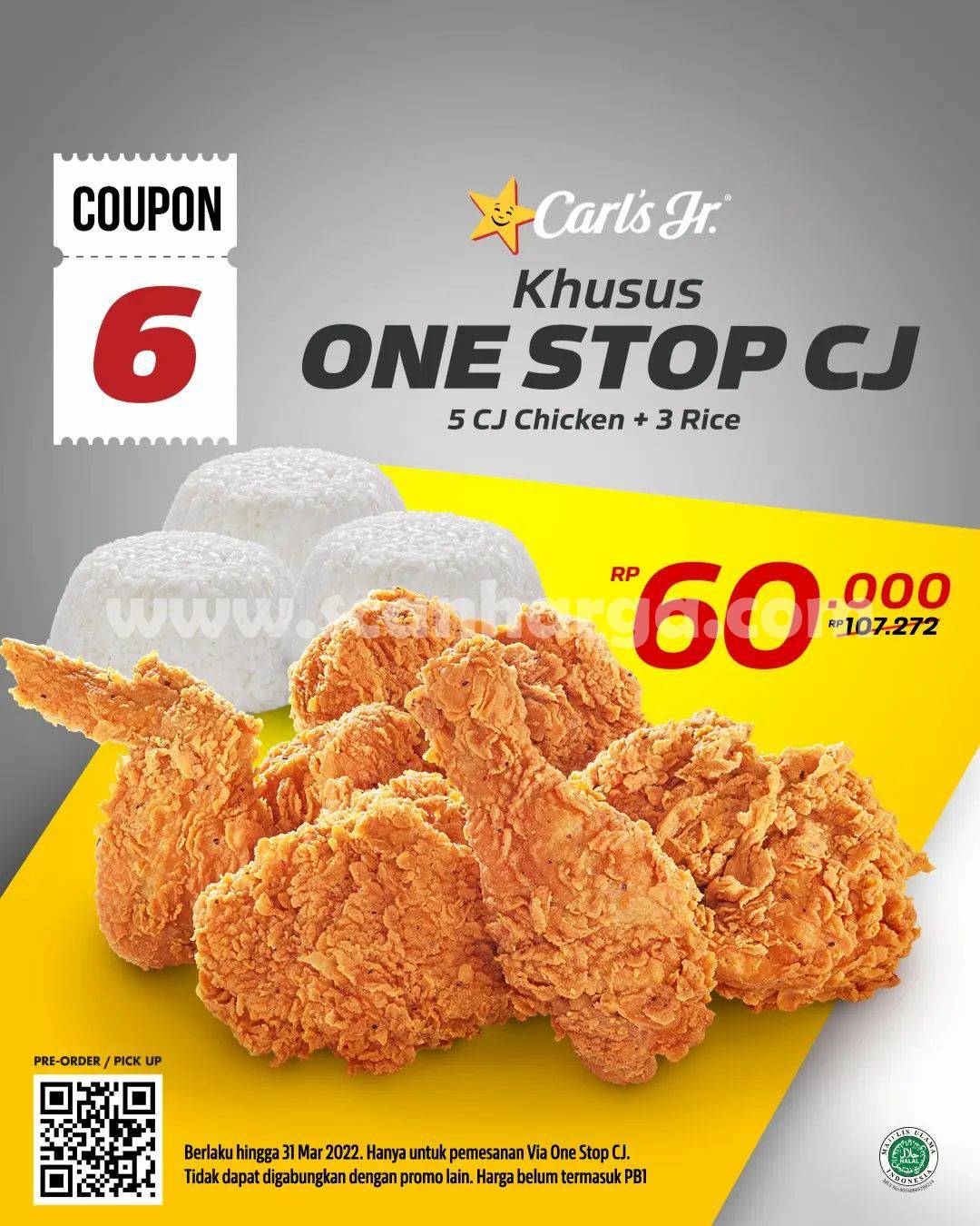 Promo KUPON DISKON CARLS Jr MARET 2022 6