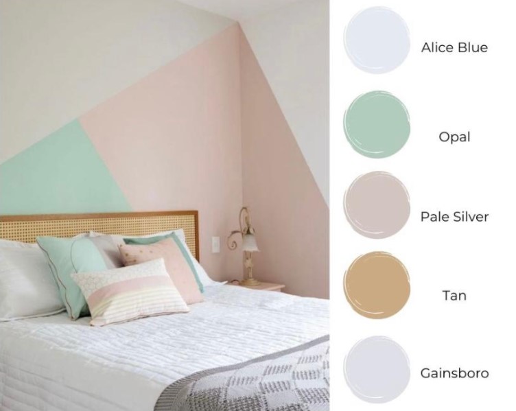 bedroom wall colour combination images