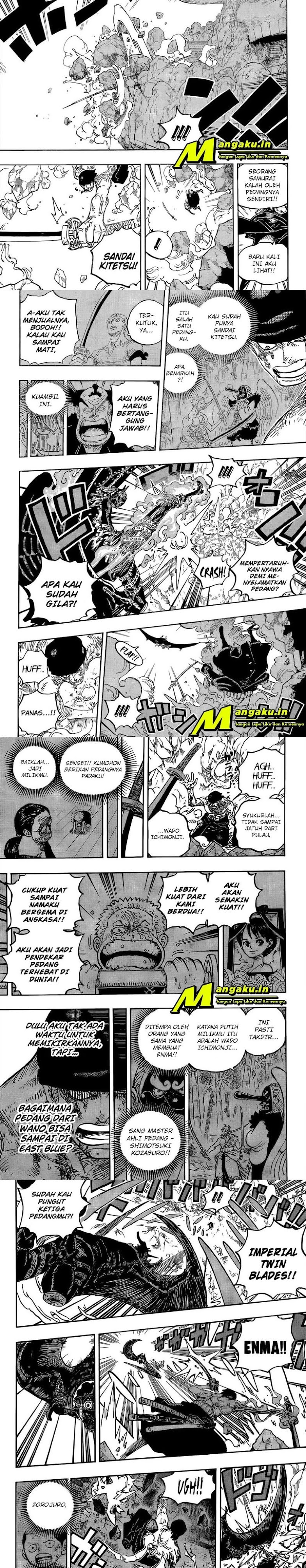 Manga One Piece Chapter 1033 Bahasa Indonesia